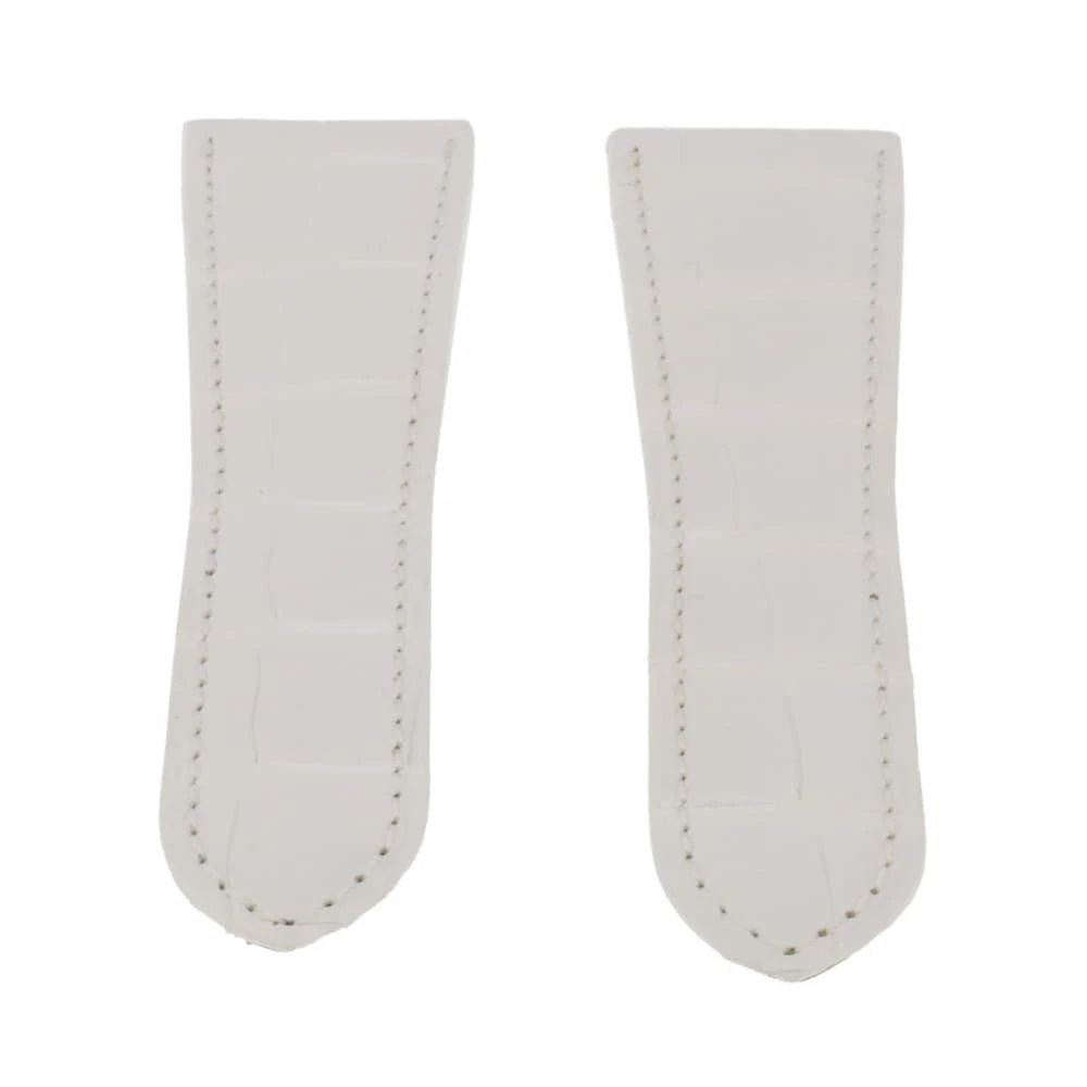 Cartier Strap Genuine Alligator White 24x18mm Factory Never Worn: CARTIER STRAP GENUINE ALLIGATOR WHITE 24X18MM FACTORY NEVER WORN