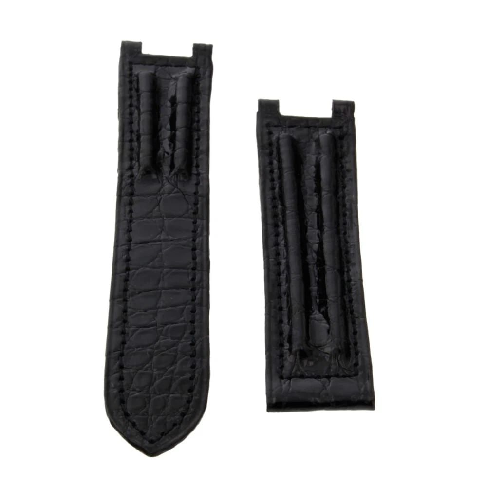 Cartier Strap Pasha Genuine Alligator Black 18x16mm Mid-Size Factory Never Worn (1 of 2)