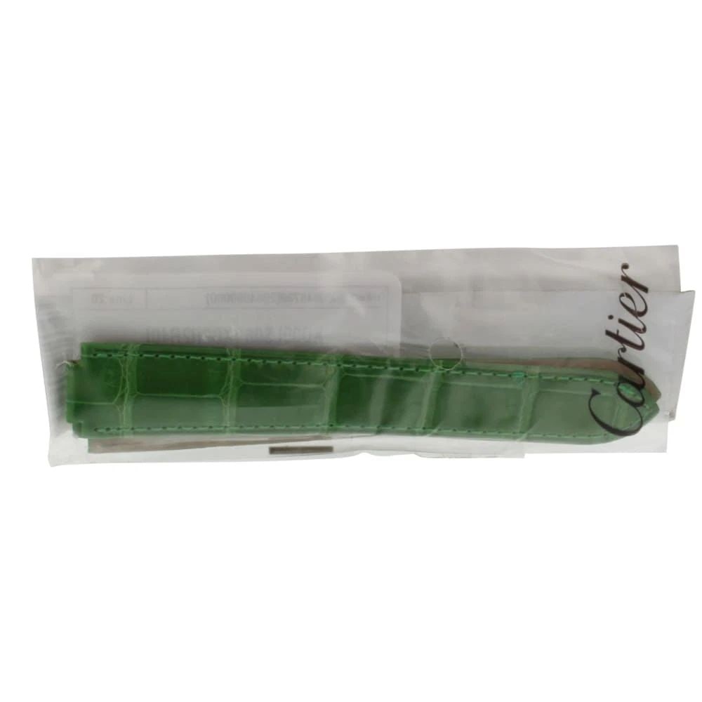 Cartier Strap Ballon Bleu Genuine Alligator 18x16mm Factory Never Worn: CARTIER STRAP BALLON BLEU GENUINE ALLIGATOR 18X16MM FACTORY NEVER WORN
