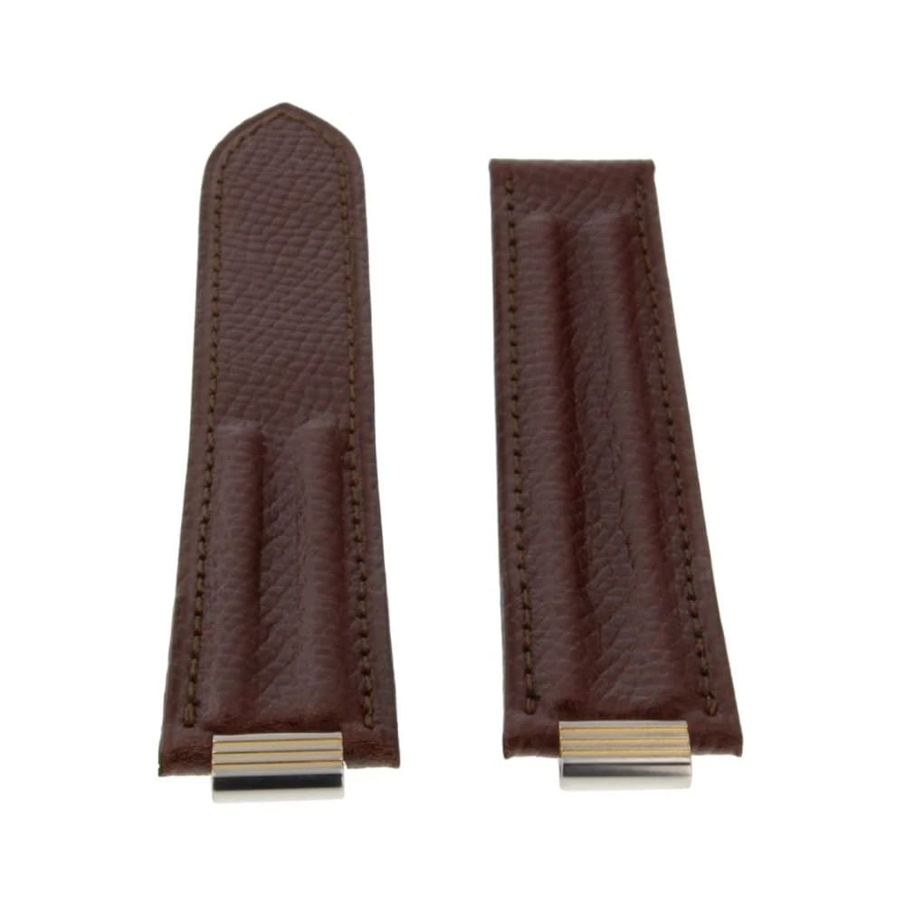 Cartier Strap Must De Cartier Genuine Lizard Brown 18x16mm Factory Never Worn: CARTIER STRAP MUST DE CARTIER GENUINE LIZARD BROWN 18X16MM FACTORY NEVER WORN