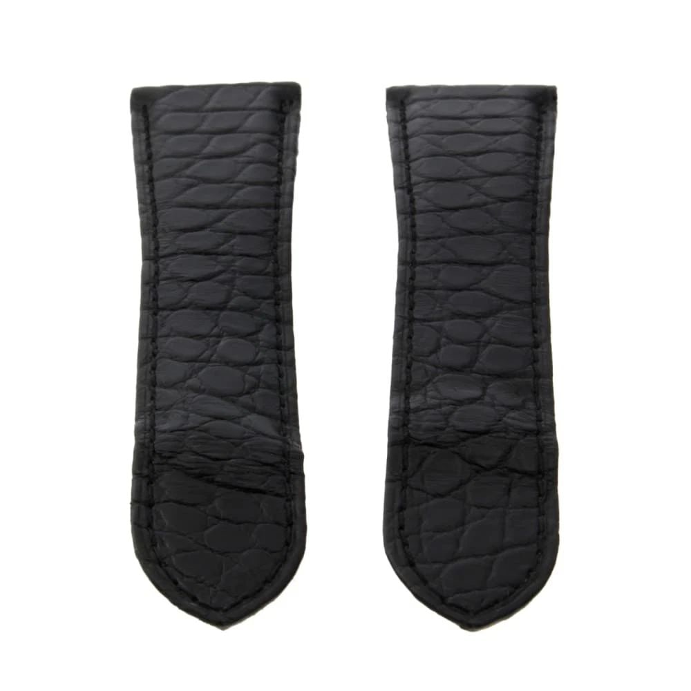 Cartier Strap Genuine Lizard Black 23x18mm Factory Never Worn: CARTIER STRAP GENUINE LIZARD BLACK 23X18MM FACTORY NEVER WORN