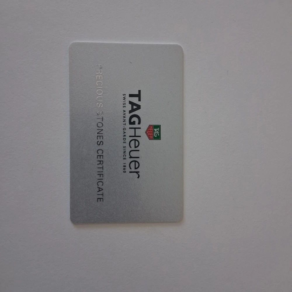 Tag Heuer Precious Stones Certificate WAC1216.BC0841: TAG HEUER PRECIOUS STONES CERTIFICATE WAC1216.BC0841