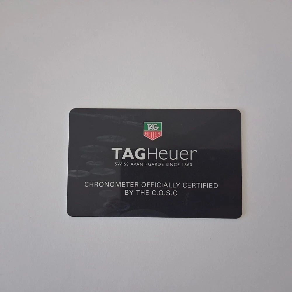 Tag Heuer C.O.S.C Chronometer Officially Certified: TAG HEUER C.O.S.C CHRONOMETER OFFICIALLY CERTIFIED