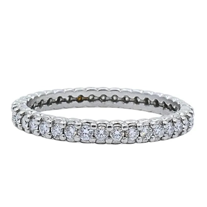 MORELLI PLATINUM PINPOINT DIAMOND ETERNITY RING (1 of 2)