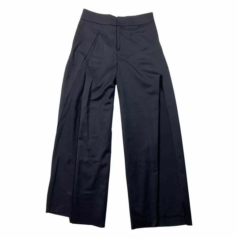 UNDERCOVER NAVY WOOL AND SILK TROUSERS PANTS, SIZE 2 (1 of 1)