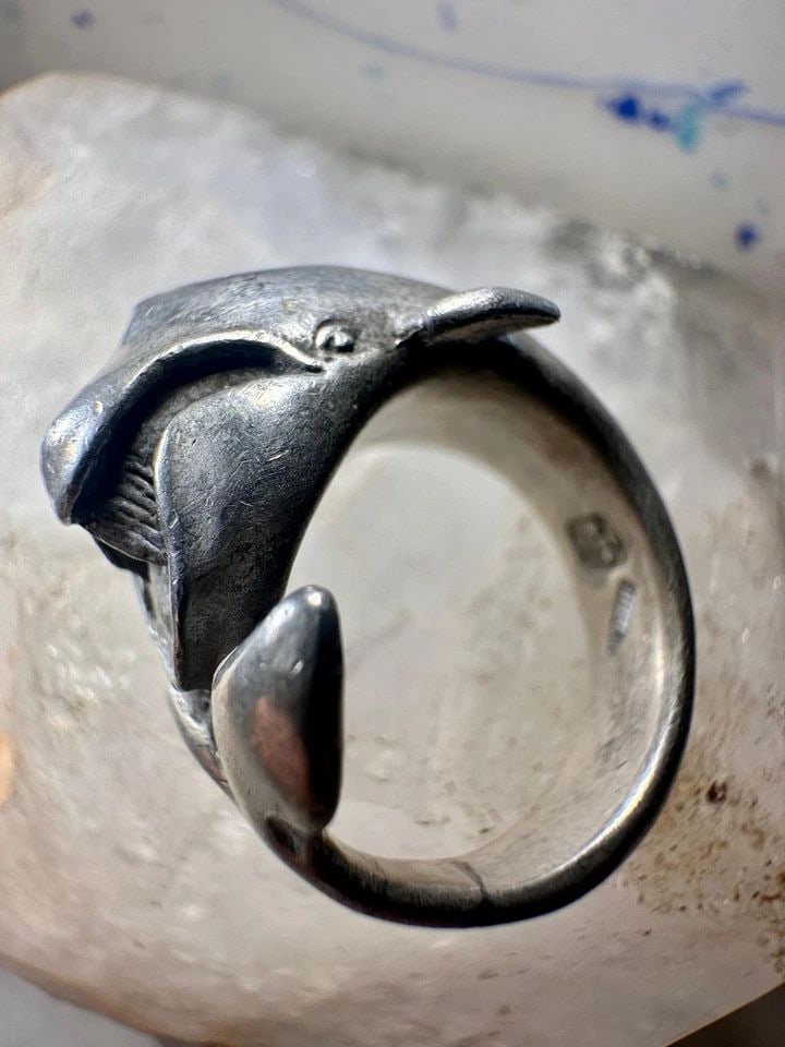 WHALE RING JAMES YESBERGER SIZE 7 STERLING SILVER WOMEN (1 of 1)