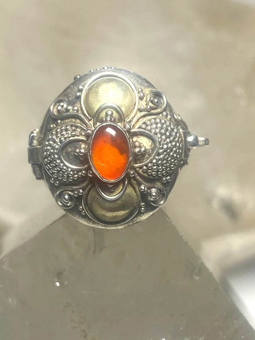 POISON RING BOHO STERLING SILVER WOMEN (1 of 2)