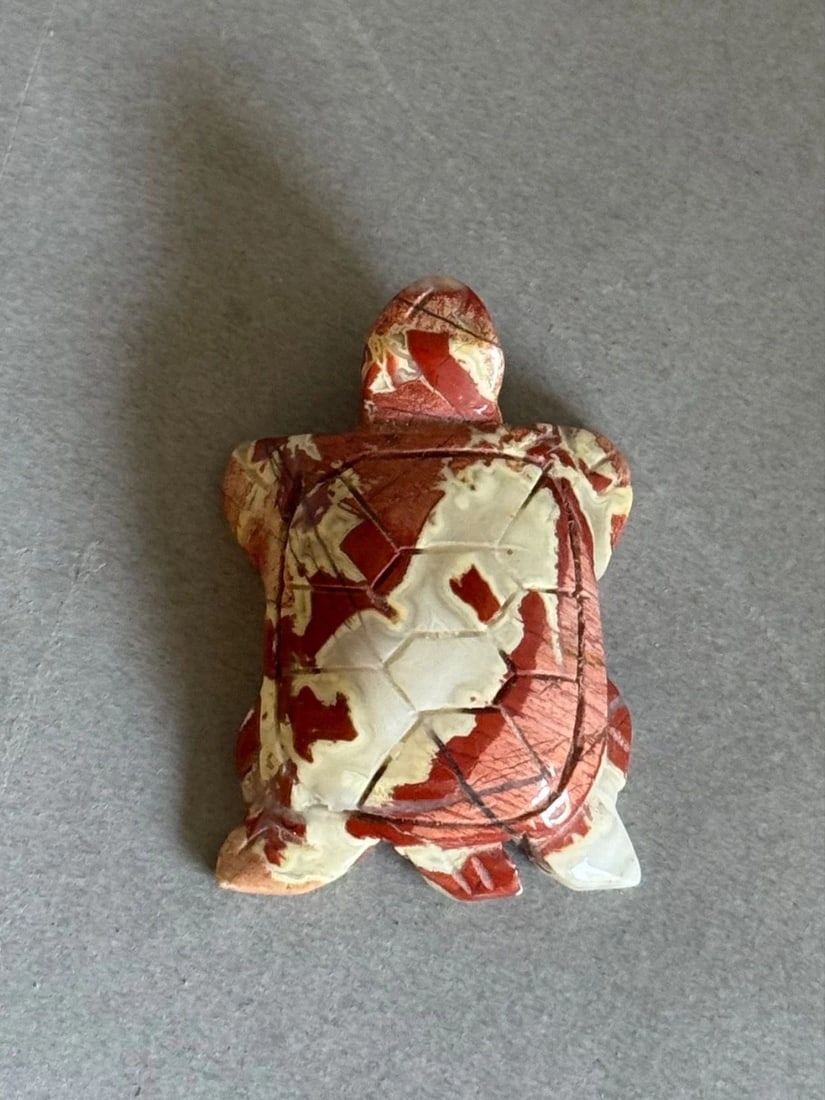 VINTAGE ZUNI TURTLE MOOKAITE JASPER FETISH (1 of 2)