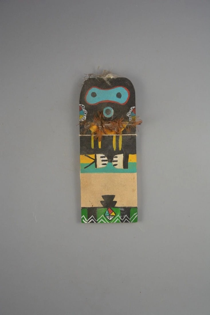 VINTAGE HOPI FLAT KACHINA - CRADLE DOLL - 7" TALL (1 of 2)