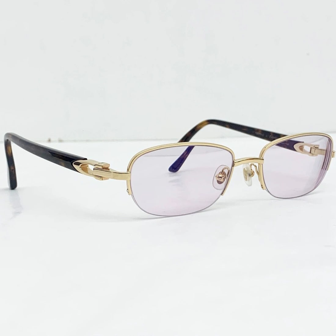 AUTHENTIC CARTIER DECOR GP SUNGLASSES 52 18 140 TORTOISE STYLE FRAME 1/2 RIMLESS: AUTHENTIC CARTIER DECOR GP SUNGLASSES 52 18 140 TORTOISE STYLE FRAME 1/2 RIMLESS AUTHENTIC CARTIER DECOR GP SUNGLASSES 52 18 140 TORTOISE STYLE FRAME 1/2 RIMLESS *PLEASE NOTE* This model currently has