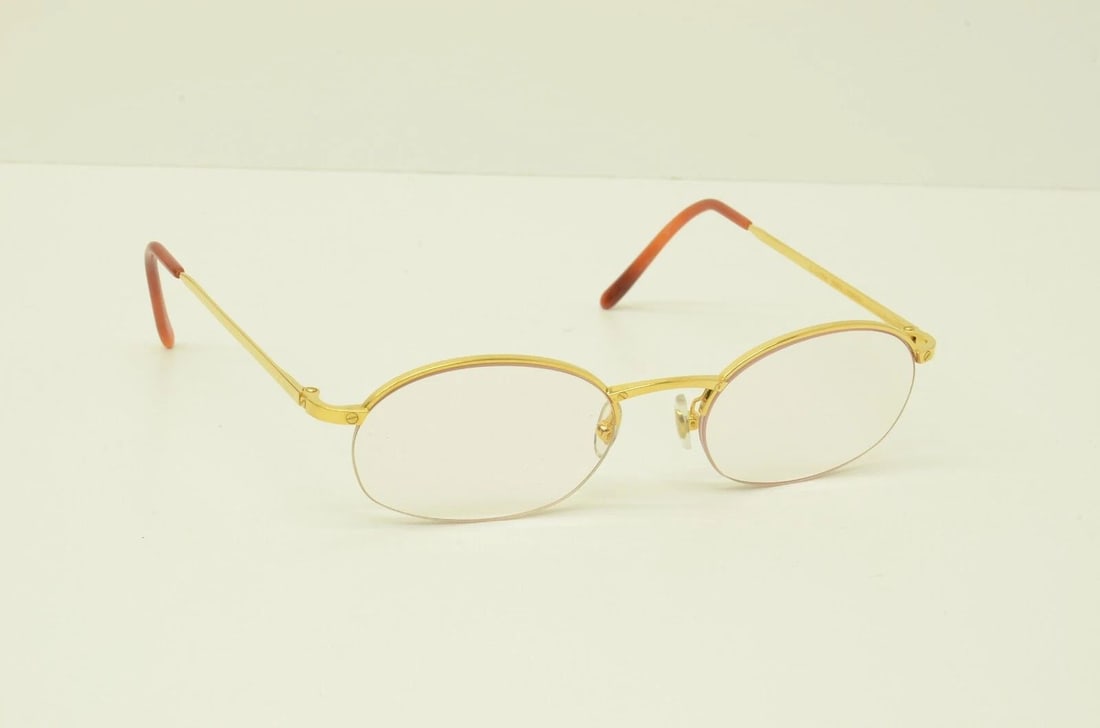 AUTHENTIC CARTIER LOVE STYLE SUNGLASSES BOTTOM RIMLESS 51 20 135 TITANIUM GOLD: AUTHENTIC CARTIER LOVE STYLE SUNGLASSES BOTTOM RIMLESS 51 20 135 TITANIUM GOLD Authentic Cartier Love Style Sunglasses Bottom Rimless 51 20 135 Titanium Gold Authentic Cartier Love Style Sunglasses Bo