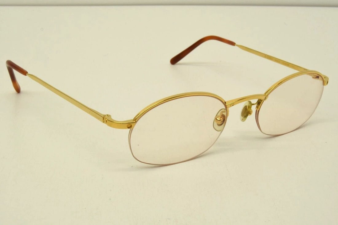 AUTHENTIC CARTIER BOTTOM RIMLESS SUNGLASSES 51 20 135 GP LOVE TITANIUM FRAMES: AUTHENTIC CARTIER BOTTOM RIMLESS SUNGLASSES 51 20 135 GP LOVE TITANIUM FRAMES Authentic Cartier Bottom Rimless Sunglasses 51 20 135 GP Love Titanium Frames Authentic Cartier Bottom Rimless Sunglasses 
