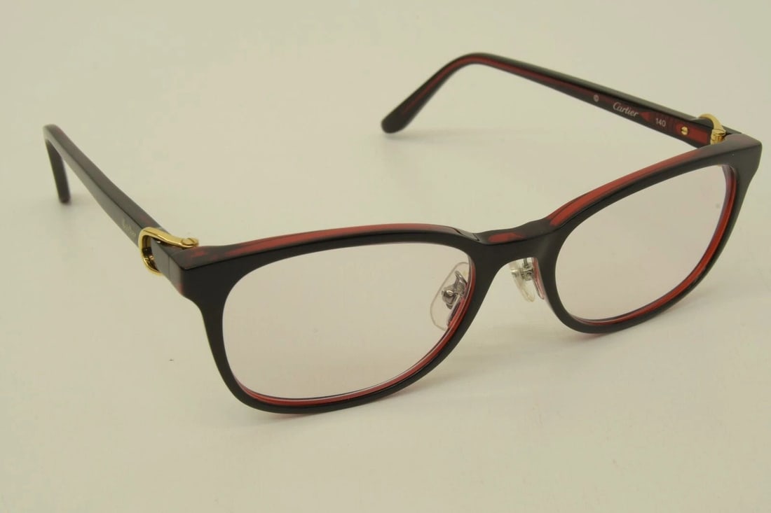 AUTHENTIC CARTIER SUNGLASSES 52 18 140 RED TRANSPARENT PLASTIC FRAMES: AUTHENTIC CARTIER SUNGLASSES 52 18 140 RED TRANSPARENT PLASTIC FRAMES Authentic Cartier Sunglasses 52 18 140 Red Transparent Plastic Frames Authentic Cartier Sunglasses 52 18 140 Red Transparent Plast