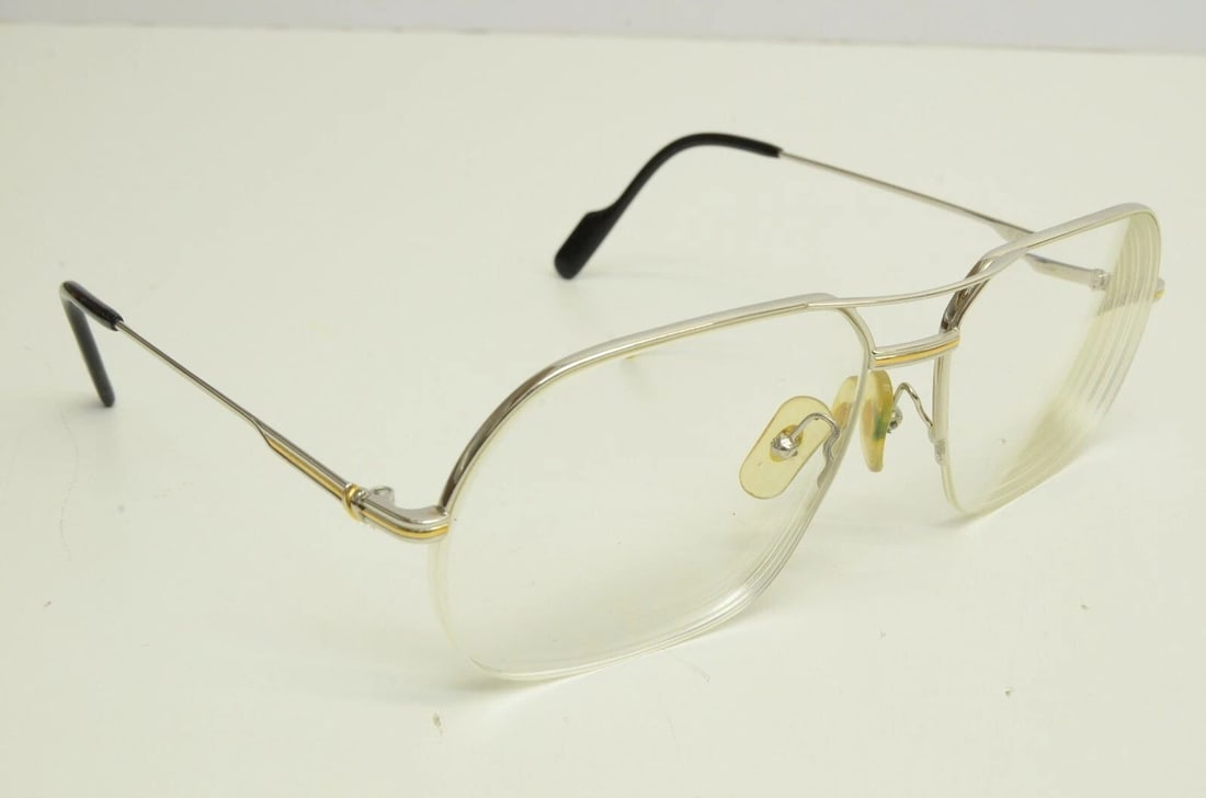 AUTHENTIC CARTIER ORSAY LOUIS PLATINE EYEGLASSES 58 15 135 VINTAGE HALF RIMLESS: AUTHENTIC CARTIER ORSAY LOUIS PLATINE EYEGLASSES 58 15 135 VINTAGE HALF RIMLESS Authentic Cartier Orsay Louis Platine Eyeglasses 58 15 135 Vintage Half Rimless AUTHENTIC CARTIER ORSAY LOUIS PLATINE EY