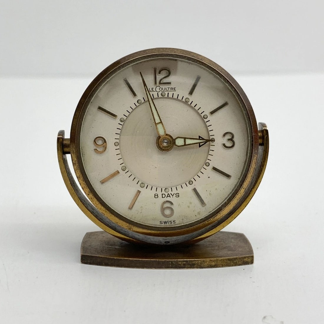 AUTHENTIC JAEGER LECOULTRE ALARM CLOCK WATCH 46MM DIAL COLLECTIBLE TIMEPIECE: AUTHENTIC JAEGER LECOULTRE ALARM CLOCK WATCH 46MM DIAL COLLECTIBLE TIMEPIECE Authentic Jaeger LeCoultre Alarm Clock Watch 46mm Dial Collectible Timepiece Jaeger LeCoultre Alarm Clock, Watch Case: 46mm
