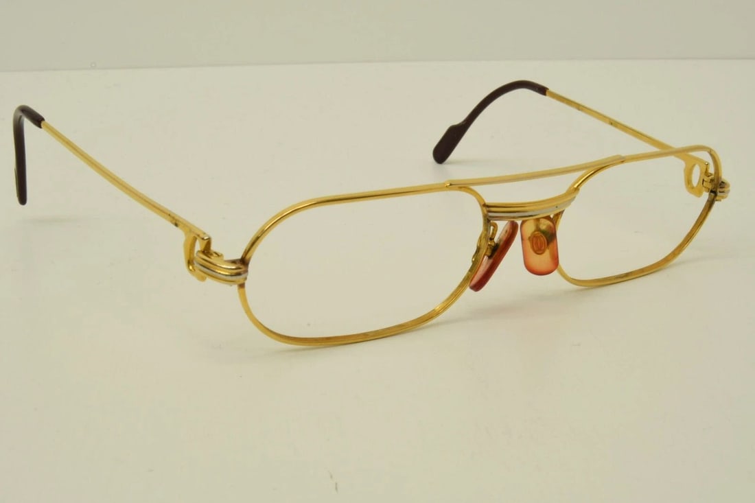 AUTHENTIC CARTIER MUST LOUIS OVAL FRAMES 55 20 140 OCHIALLI NO LENS SUNGLASSES (1 of 2)