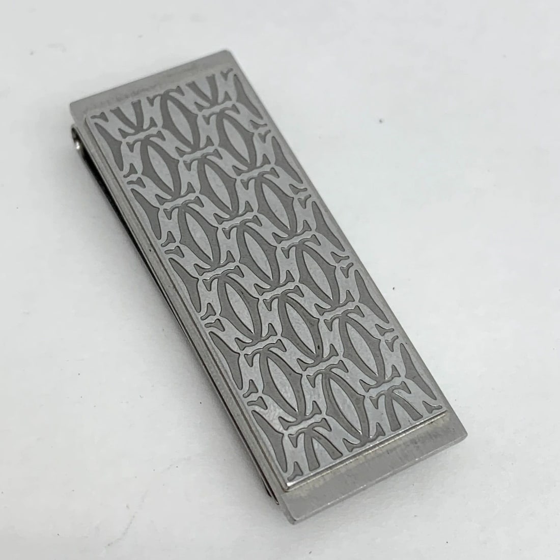 AUTHENTIC CARTIER DOUBLE C DECOR LOGO MONEY CLIP STAINLESS SS SILVER ACCESSORY: AUTHENTIC CARTIER DOUBLE C DECOR LOGO MONEY CLIP STAINLESS SS SILVER ACCESSORY AUTHENTIC CARTIER DOUBLE C DECOR LOGO MONEY CLIP STAINLESS SS SILVER ACCESSORY Cartier Decor Logo, Classic, Signature Mon