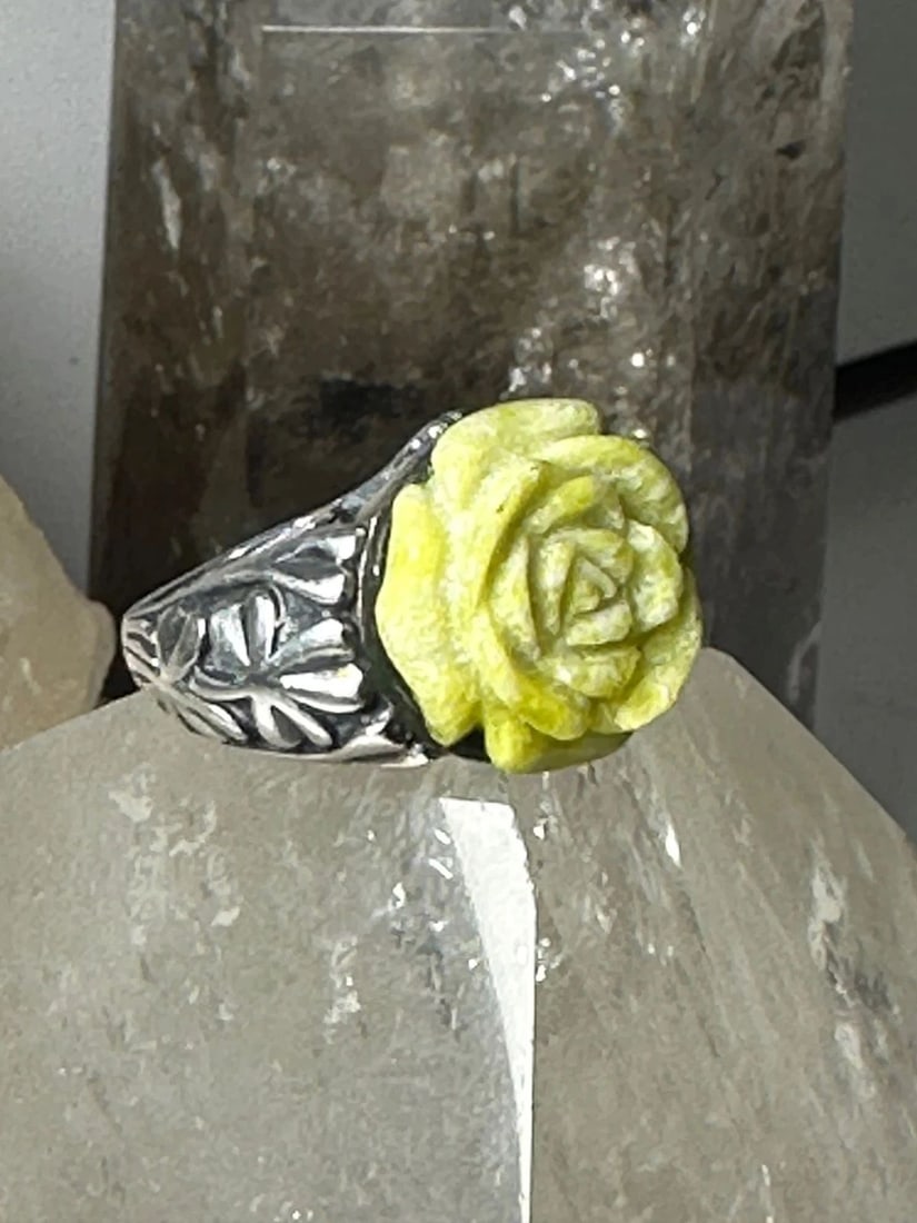 IRISH ROSE RING SIZE 4.75 CONNEMARA BAND STERLING SILVER WOMEN (1 of 2)