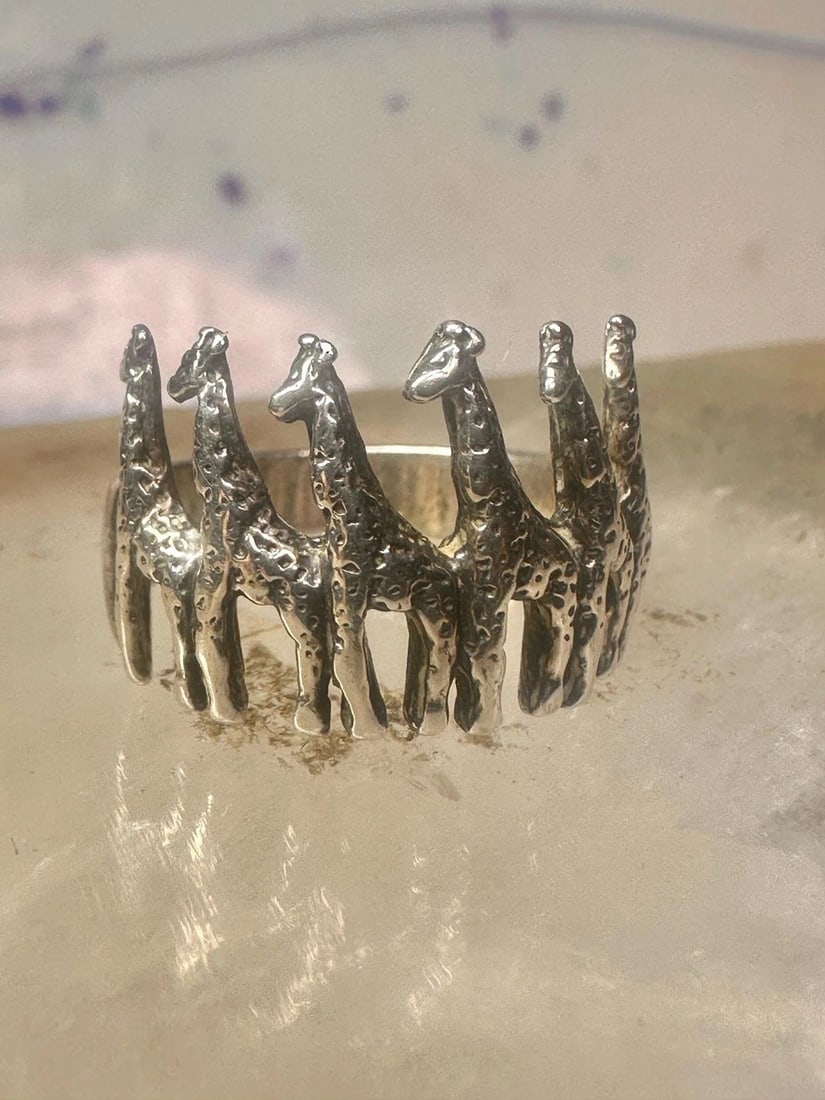 GIRAFFE RING KABANA SIZE 5.75 STERLING SILVER WOMEN (1 of 2)