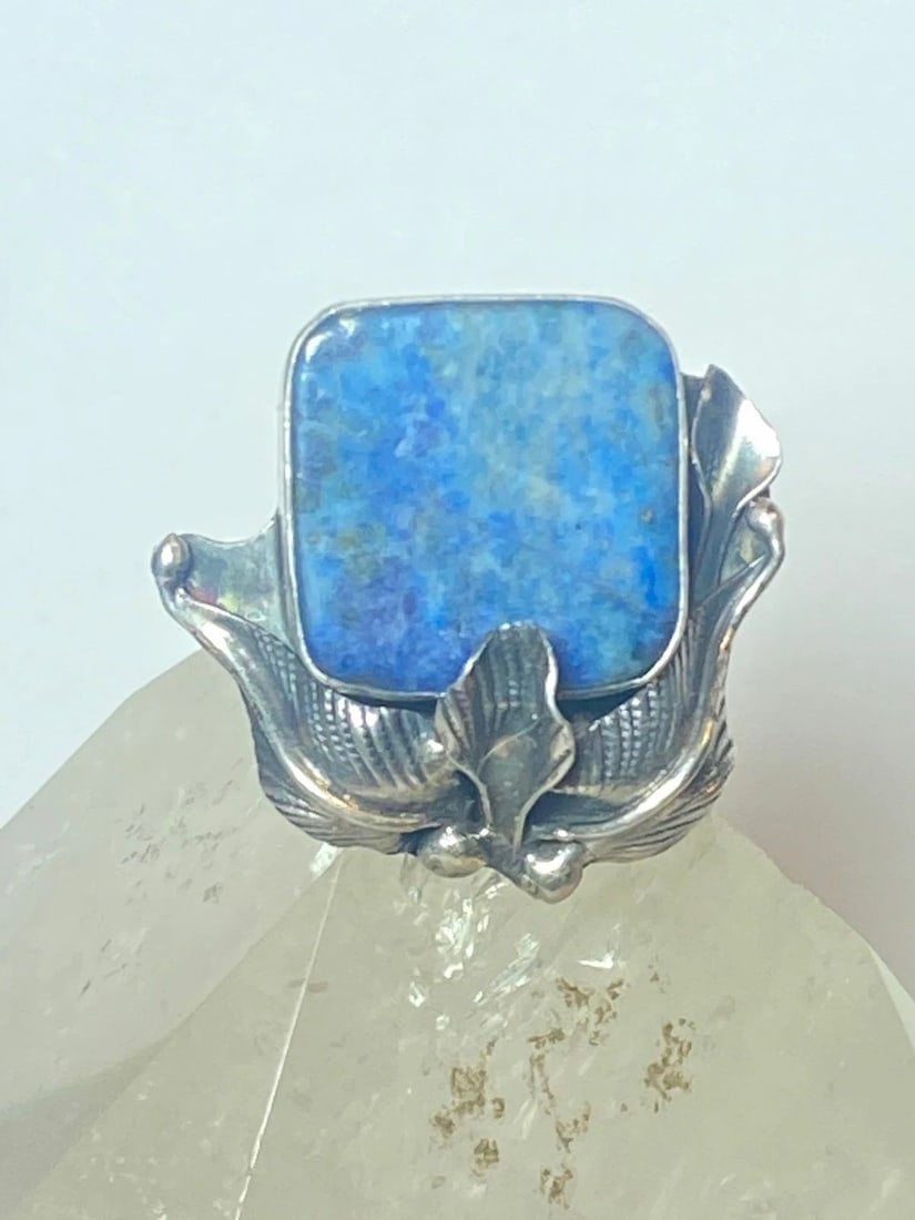 SODALITE RING SOUTHWEST STERLING SILVER WOMEN GIRLS (1 of 2)