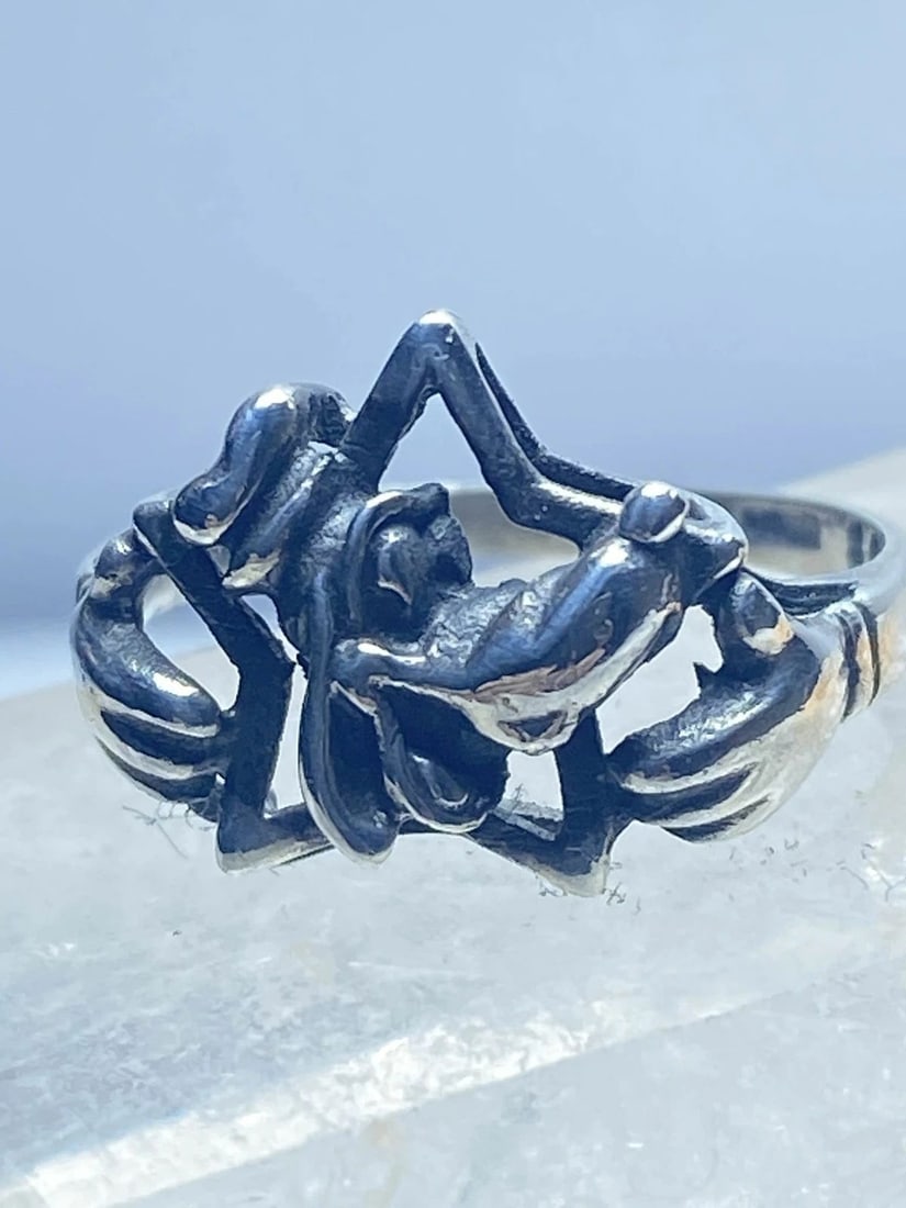 GOOFY RING SIZE 5.75 DISNEY STAR BAND STERLING SILVER WOMEN GIRLS: GOOFY RING SIZE 5.75 DISNEY STAR BAND STERLING SILVER WOMEN GIRLS GOOFY ring Disney star band sterling silver women girls Size 5.75 Between a size 5.75 and a size 6 Weight 2g Widest part of band 1/2" 