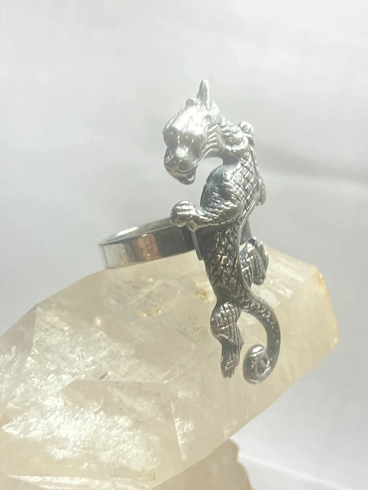 DRAGON RING FANTASY BAND STERLING SILVER WOMEN (1 of 1)