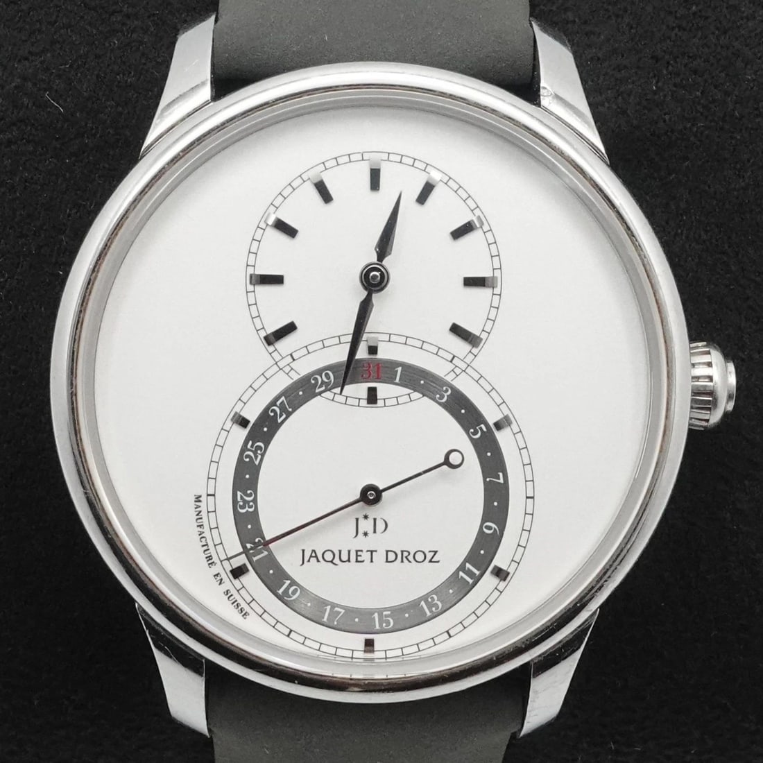 JAQUET DROZ NO. 194 GRANDE SECONDE QUANTIEME AUTOMATIC WATCH 41MM (1 of 2)