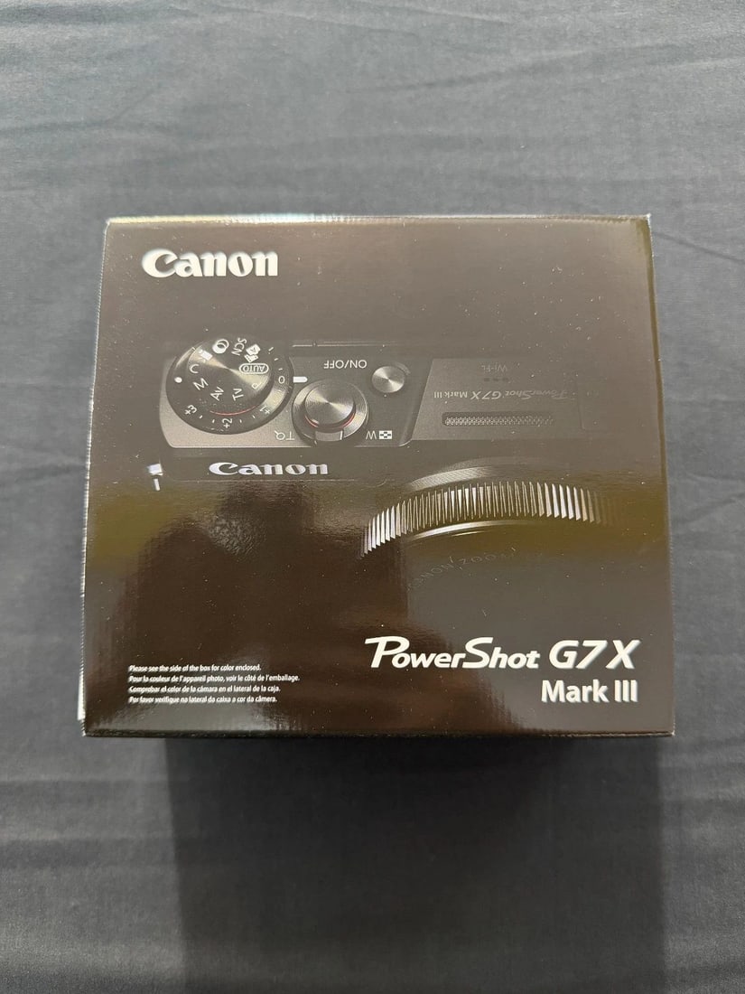 USA CANON POWERSHOT G7 X MARK III 20.1 MEGAPIXEL DIGITAL CAMERA - BLACK - NEW (1 of 2)