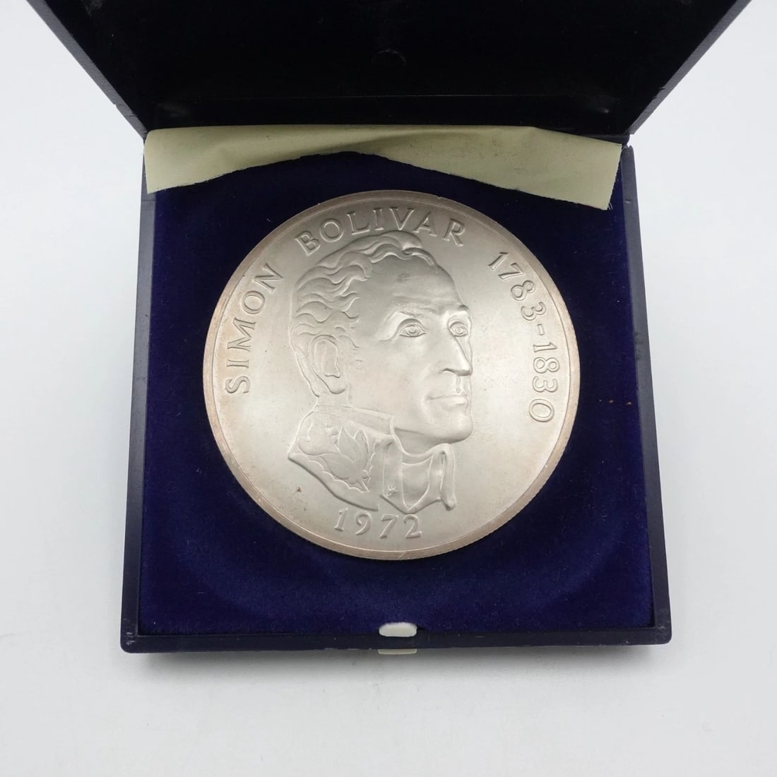 1972 PANAMA SIMON BOLIVAR 20 BALBOAS PANAMA STERLING SILVER COIN 4.20 TROY OZ (1 of 2)
