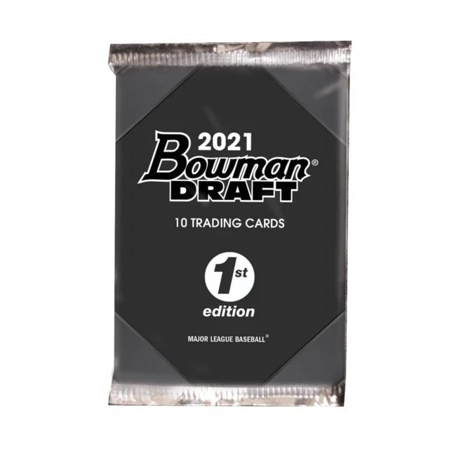 2021 BOWMAN DRAFT 1ST EDITION - 50 PACK BOX TOPPS - ALL PACKS SEALED NEW (1 of 2)