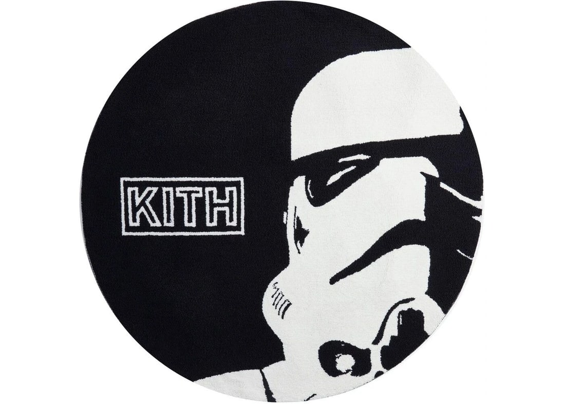 KITH STAR WARS STORM TROOPER RUG BLACK - 48" - BRAND NEW (1 of 2)