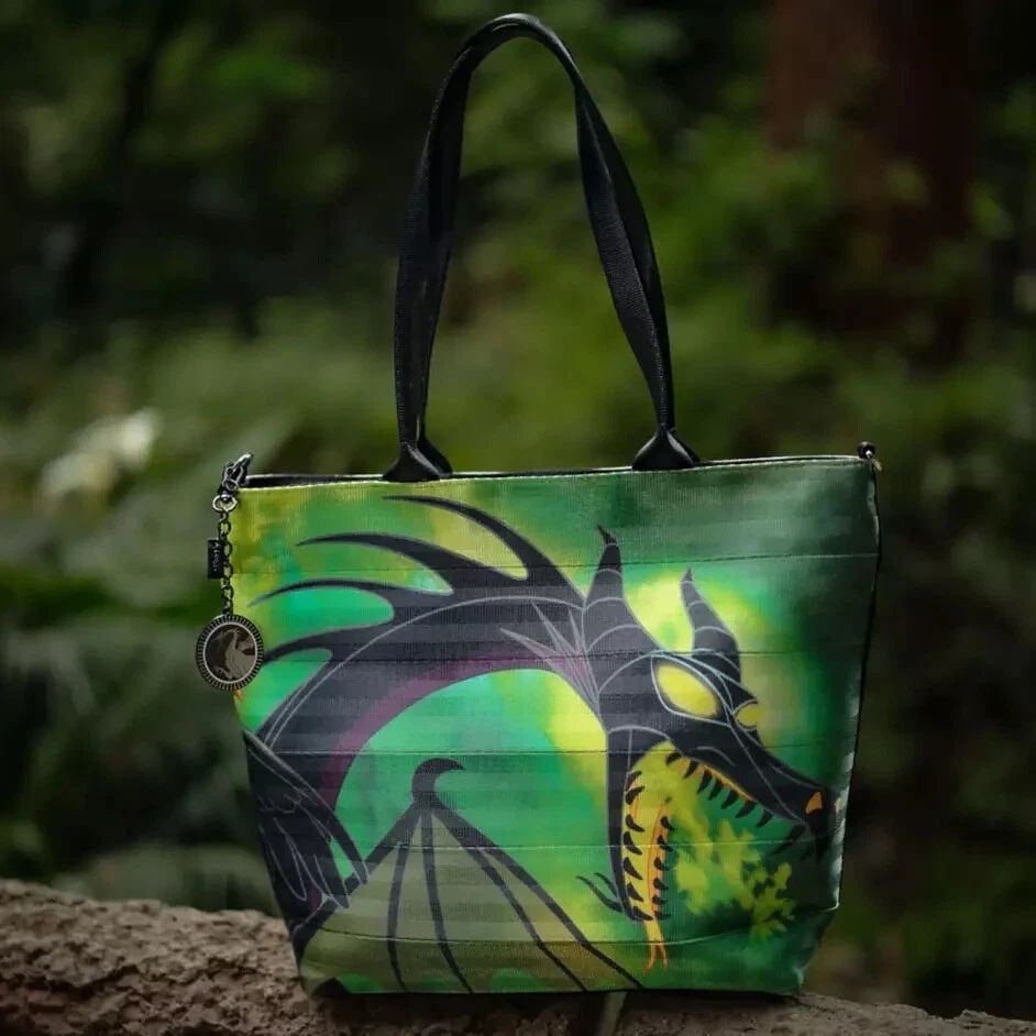 MALEFICENT TOTE BAG BY HARVEYS SLEEPING BEAUTY DISNEY EXCLUSIVE - ON HAND: MALEFICENT TOTE BAG BY HARVEYS SLEEPING BEAUTY DISNEY EXCLUSIVE - ON HAND Maleficent Tote Bag by Harveys Sleeping Beauty Disney Exclusive ON HAND All Sales Are Final