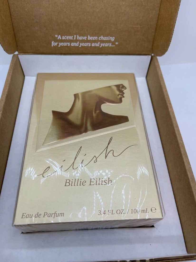 NEW BILLIE EILISH EAU DE PARUM LIMITED EDITION FAN BOX PARFUM 3.4 FL. OZ 100 ML (1 of 2)
