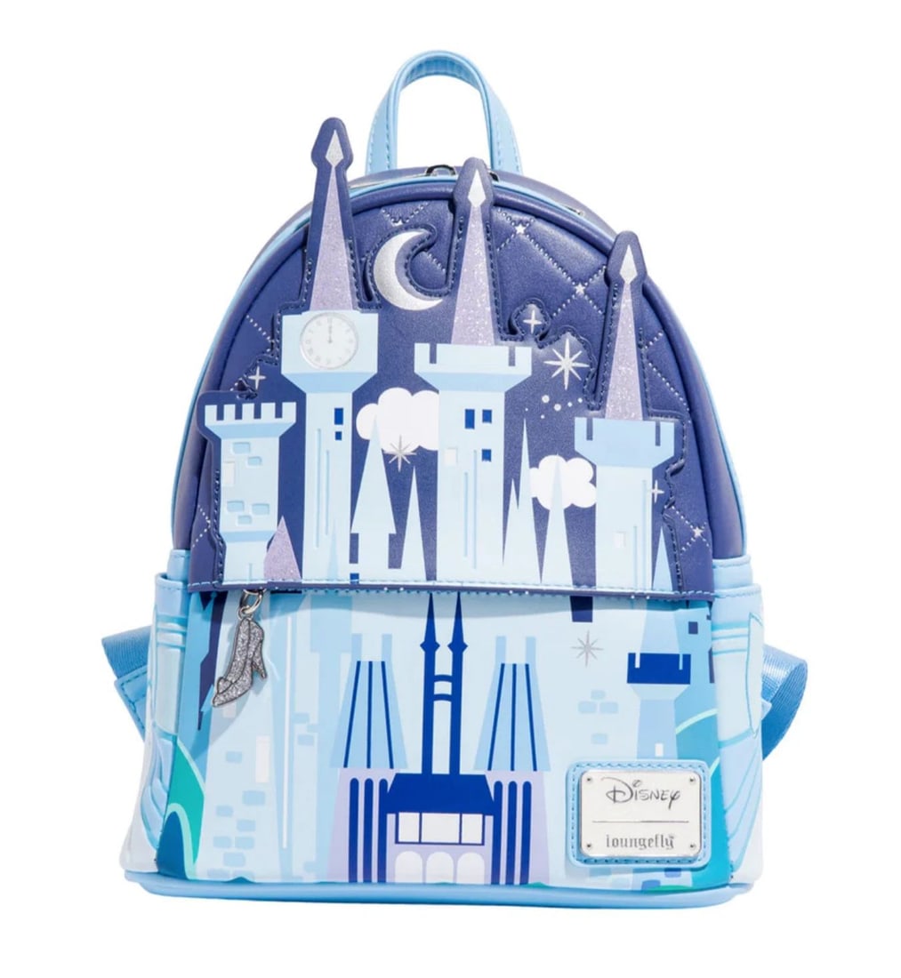 LOUNGEFLY CINDERELLA CASTLE GLOW MINI BACKPACK EXCLUSIVE - BRAND NEW (1 of 2)