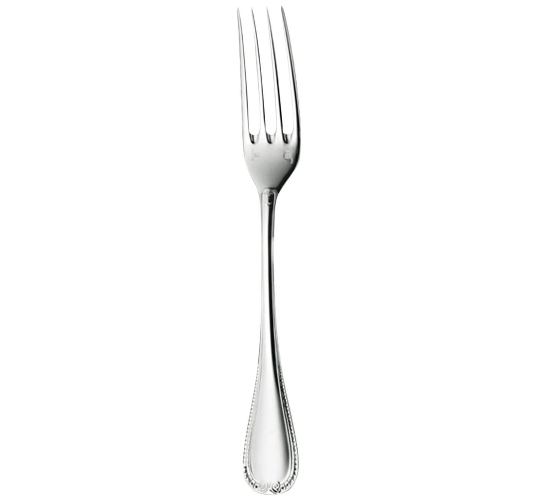 CHRISTOFLE MALMAISON SILVER PLATED DINNER FORK 7.5" NEW (1 of 2)
