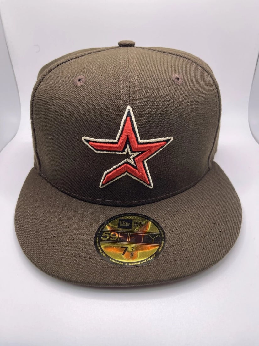 EXCLUSIVE NEW ERA 59FIFTY HOUSTON ASTROS 45 YEARS PATCH BRICK UV HAT - 7 7/8: EXCLUSIVE NEW ERA 59FIFTY HOUSTON ASTROS 45 YEARS PATCH BRICK UV HAT - 7 7/8 HAT CLUB Exclusive New Era 59Fifty Houston Astros 45 Years Patch Brick UV Hat Size - 7 7/8 Brand New