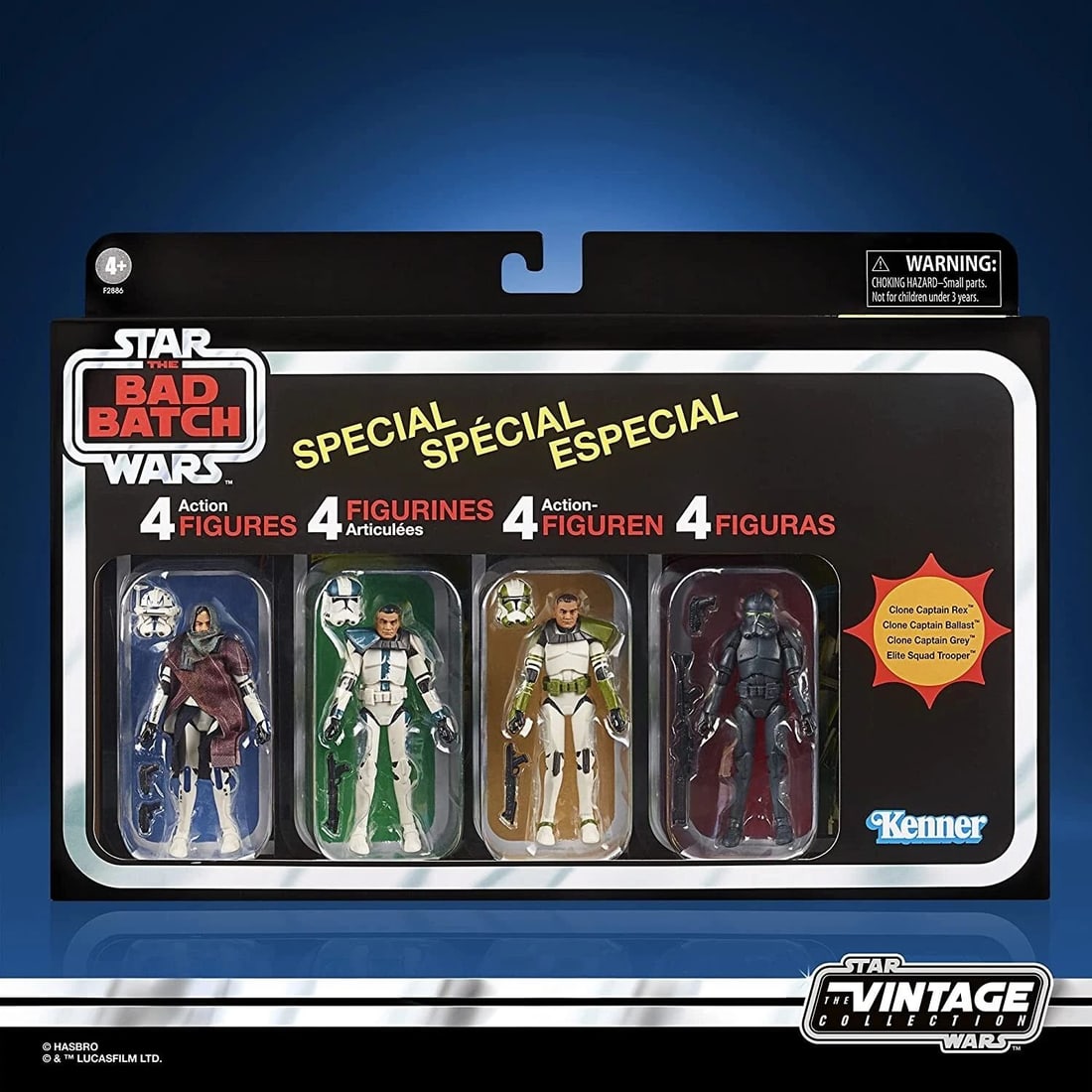 STAR WARS THE VINTAGE COLLECTION THE BAD BATCH SPECIAL 4-PACK AMAZON EXCLUSIVE (1 of 2)