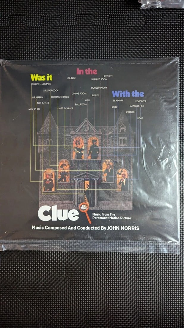 CLUE: THE MOVIE MUSIC FROM THE PARAMOUNT MOTION PICTURE VINYL LP MONDO /300 (1 of 2)