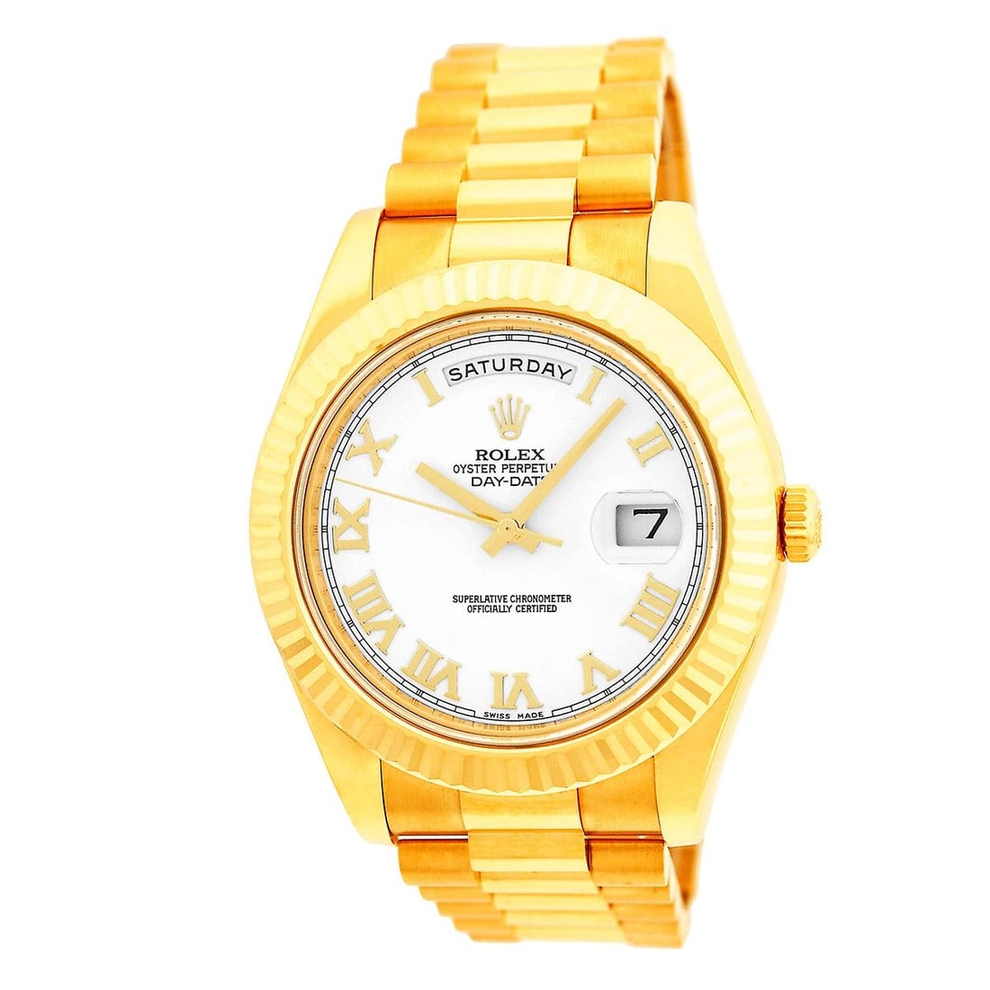 ROLEX 18K YELLOW GOLD 41MM DAY DATE 41 PRESIDENT 218238 BOX WARRANTY 2012 MINTY: ROLEX 18K YELLOW GOLD 41MM DAY DATE 41 PRESIDENT 218238 BOX WARRANTY 2012 MINTY ROLEX 41mm 18K Yellow Gold Day Date President 218238 Warranty 2010 MINTY Certified Pre-Owned Gent's 18K Yellow Gold 41mm