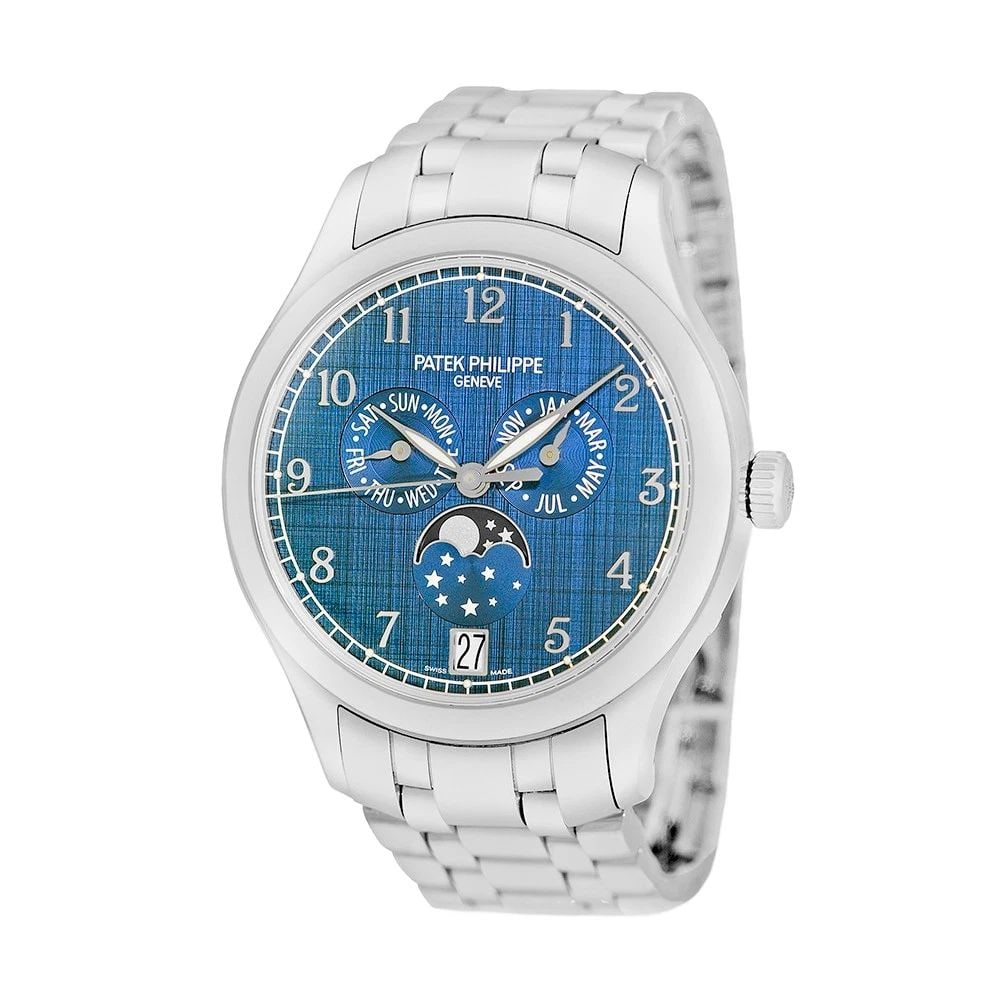 PATEK PHILIPPE STAINLESS STEEL 38MM ANNUAL CALENDAR MOONPHASES REF.4947 BOX 2024 (1 of 2)