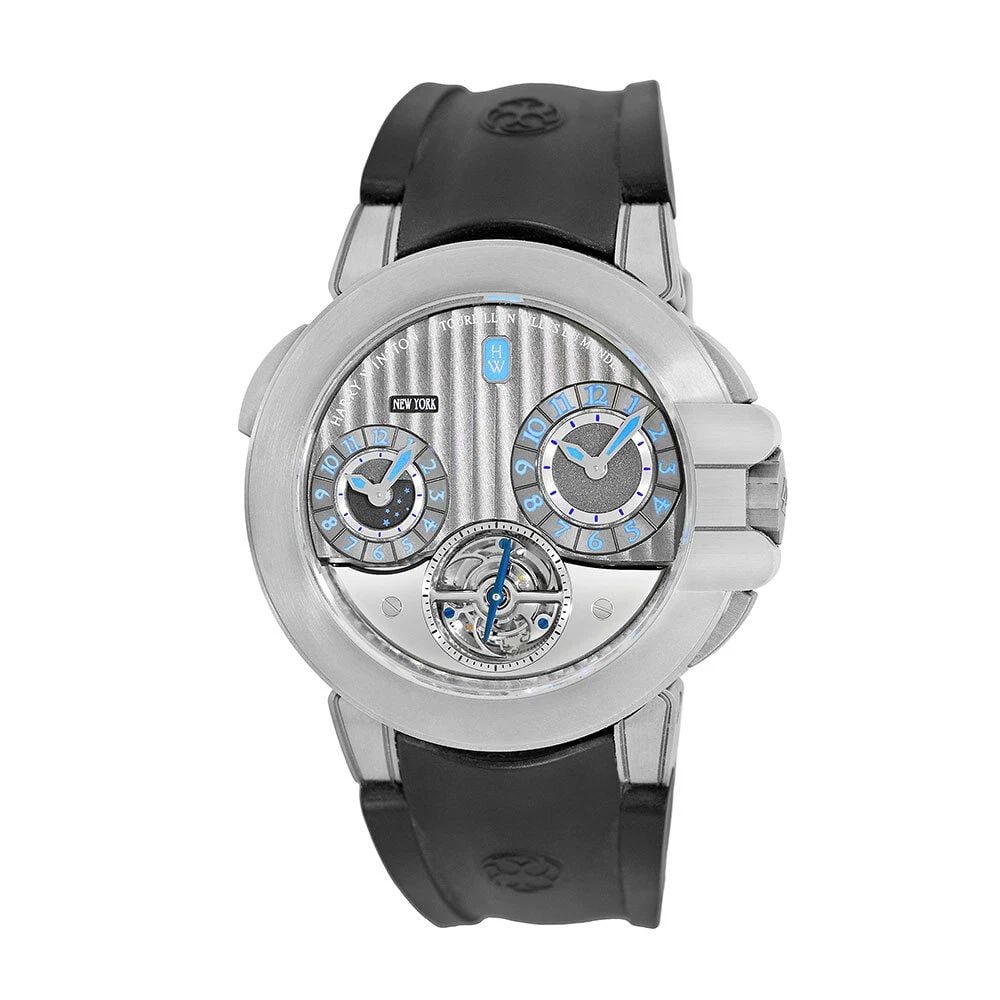 HARRY WINSTON LIMITED ZALIUM 45MM OCEAN PROJECT Z5 WORLD TIME TOURBILLON WARRANT: HARRY WINSTON LIMITED ZALIUM 45MM OCEAN PROJECT Z5 WORLD TIME TOURBILLON WARRANT HARRY WINSTON Limited Zalium 45mm "Ocean Project Z5" World Time Tourbillon 400.MATTZ45ZC.A Gent's Limited Edition Zaliu