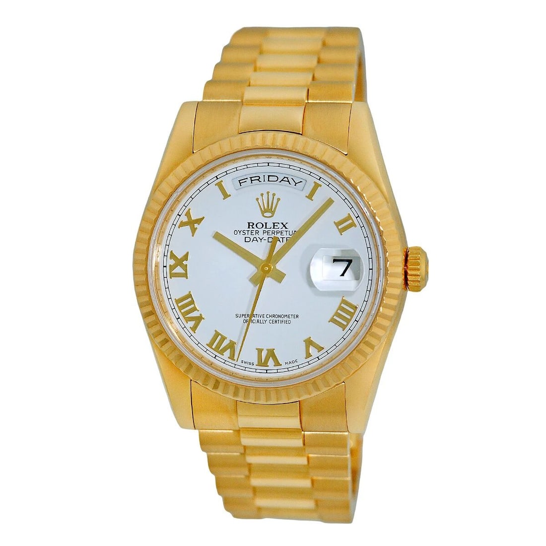 ROLEX 36MM 18K YELLOW GOLD DAY DATE PRESIDENT 118238 BOX WARRANTY 2009 MINTY: ROLEX 36MM 18K YELLOW GOLD DAY DATE PRESIDENT 118238 BOX WARRANTY 2009 MINTY ROLEX 18K Yellow Gold 36mm Day Date President 118238 Box Warranty Gent's 18K Yellow Gold 40mm Rolex Day-Date "President" Br