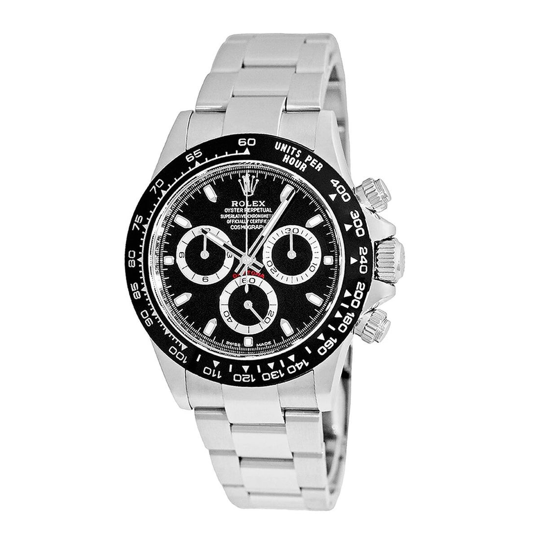 ROLEX STAINLESS STEEL 40MM DAYTONA COSMOGRAPH CERAMIC 116500LN BOX WARRANTY 2017: ROLEX STAINLESS STEEL 40MM DAYTONA COSMOGRAPH CERAMIC 116500LN BOX WARRANTY 2020 Pre-Owned ROLEX Stainless Steel 40mm Daytona Cosmograph 116500LN Warranty Box Pre-Owned Gent's Stainless Steel 40mm Rol