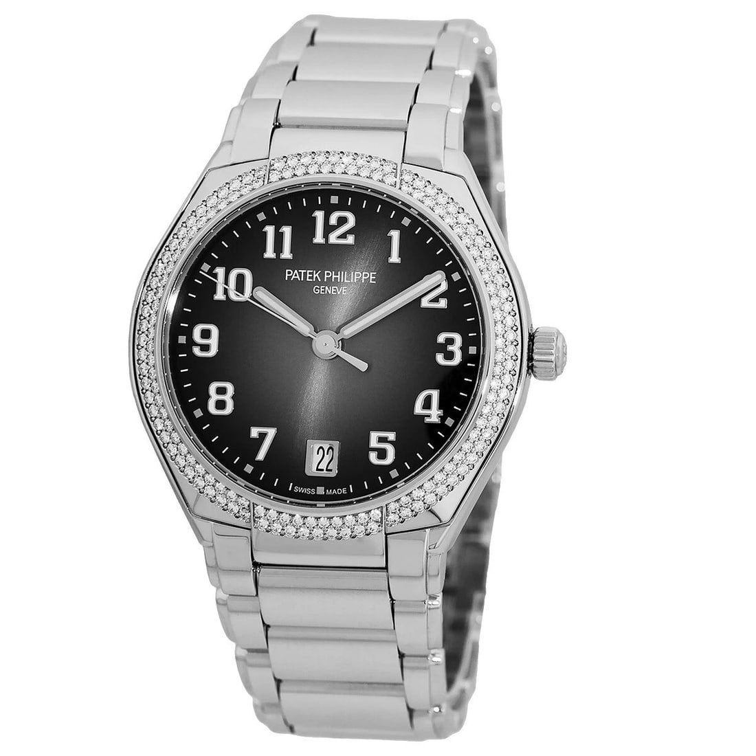 PATEK PHILIPPE STAINLESS STEEL 36MM DIAMOND TWENTY-4 7300 BOX WARRANTY UNWORN (1 of 2)