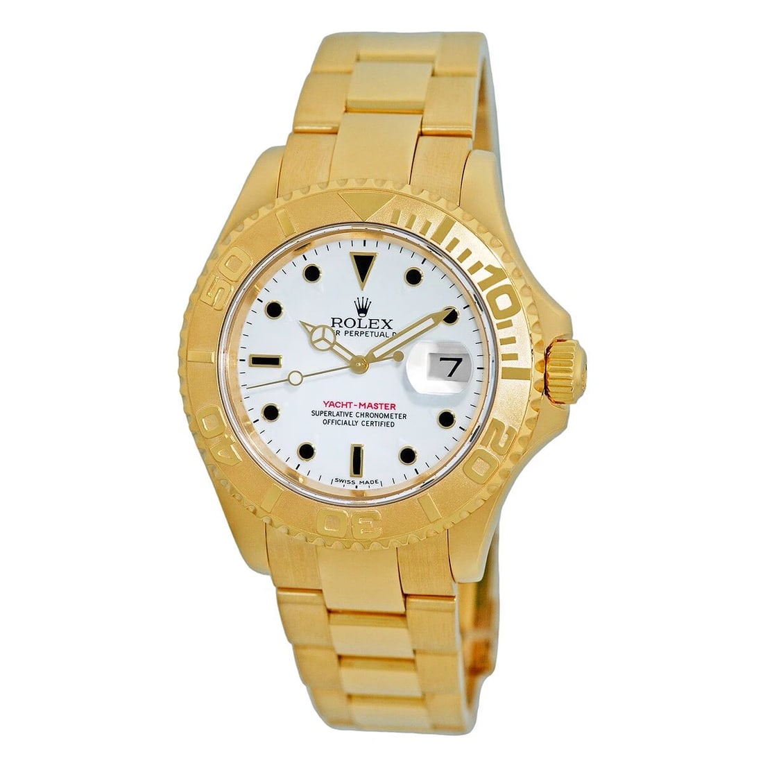 ROLEX 18K YELLOW GOLD 40MM YACHTMASTER WHITE DIAL 16628 WARRANTY BOX: ROLEX 18K YELLOW GOLD 40MM YACHT-MASTER WHITE DIAL 16628 WARRANTY BOX 2005 ROLEX 18K Yellow Gold 40mm Yacht-Master 16628 Warranty Box Pre-Owned Gent's 18K Yellow Gold 40mm Rolex "Yacht-Master" Brand: 