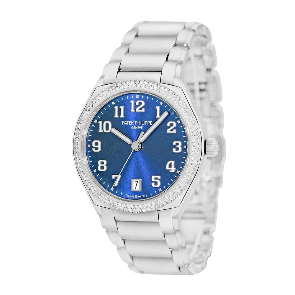 PATEK PHILIPPE STAINLESS STEEL 36MM DIAMOND TWENTY-4 7300 BOX WARRANTY 2025: PATEK PHILIPPE STAINLESS STEEL 36MM DIAMOND TWENTY-4 7300 BOX WARRANTY 2025 BRAND: Patek Philippe Model: Twenty-4 Reference No: 7300/1200A-001 Gender: Gent’s Movement: Handmade Swiss Automatic Movem