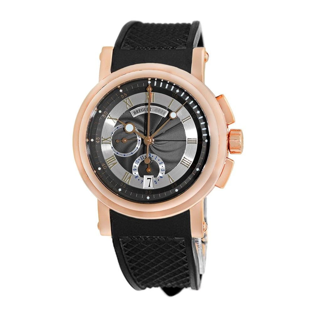 BREGUET 18K ROSE GOLD 42MM MARINE CHRONOGRAPH 5827BR/Z2/5ZU BOX WARRANTY 2014 (1 of 2)