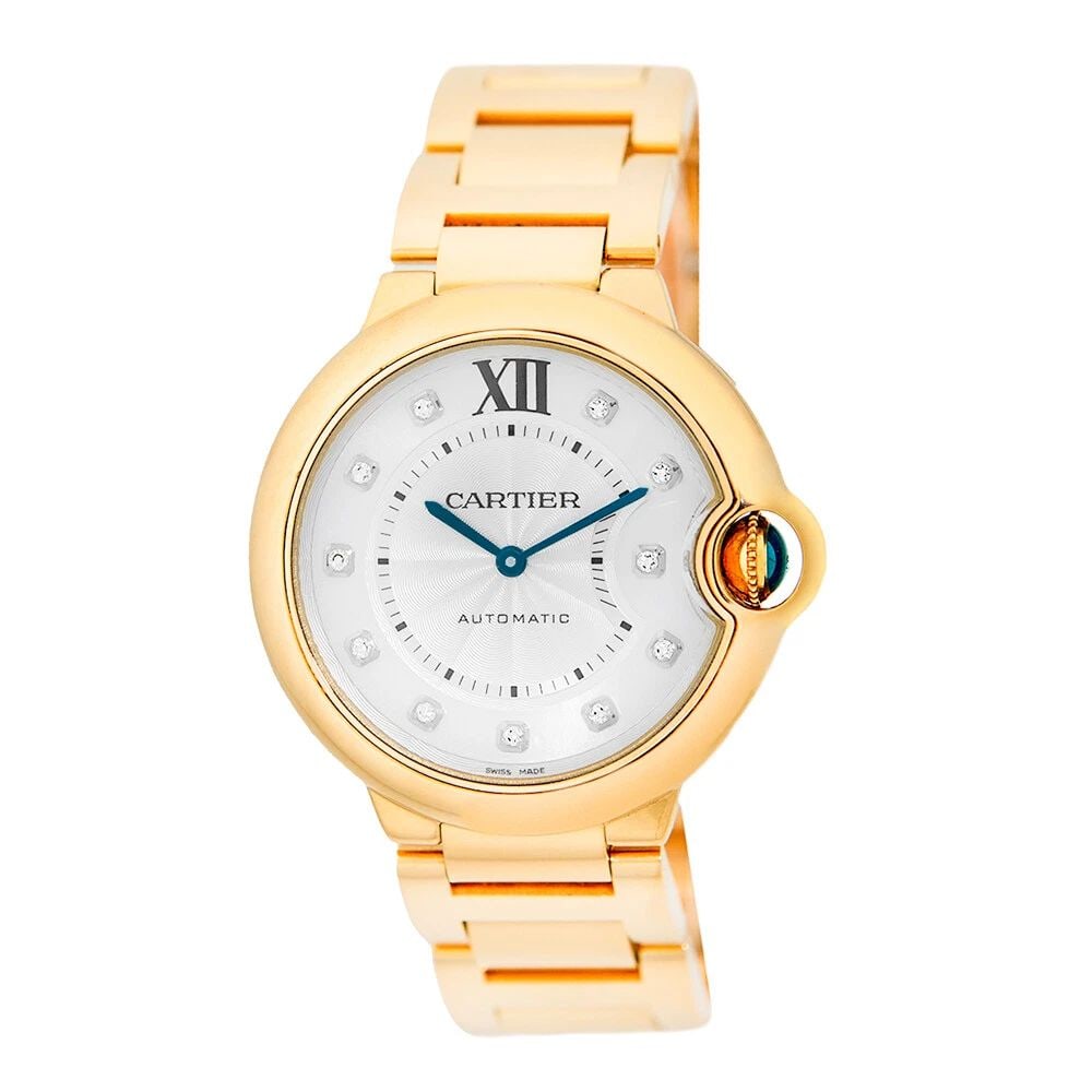 CARTIER 18K YELLOW GOLD 36MM BALLON BLEU DE CARTIER WE902027-3002 WARRANTY BOX (1 of 2)