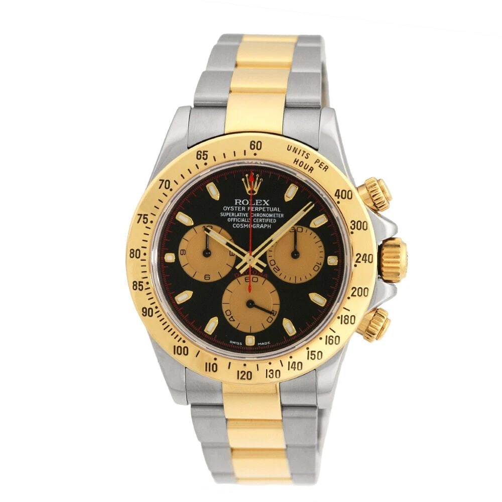 ROLEX STAINLESS STEEL & YELLOW GOLD 40MM DAYTONA COSMOGRAPH 116523 WARRANTY BOX: ROLEX STAINLESS STEEL & YELLOW GOLD 40MM DAYTONA COSMOGRAPH 116523 WARRANTY BOX Pre-Owned ROLEX Stainless Steel & 18K Yellow Gold 40mm Daytona Cosmograph 116523 Warranty Box Pre-Owned Gent's Stainless