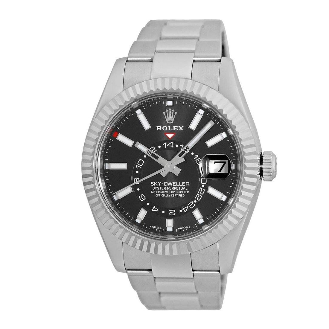 ROLEX STAINLESS STEEL 42MM SKY-DWELLER 326934 WARRANTY BOX MINTY 2023: ROLEX STAINLESS STEEL 42MM SKY-DWELLER 326934 WARRANTY BOX MINTY 2018 ROLEX Stainless Steel 42mm Sky-Dweller 326934 Box MINTY 2018 Pre-Owned Gent's Stainless Steel 42mm Rolex "Sky-Dweller" Brand: Role